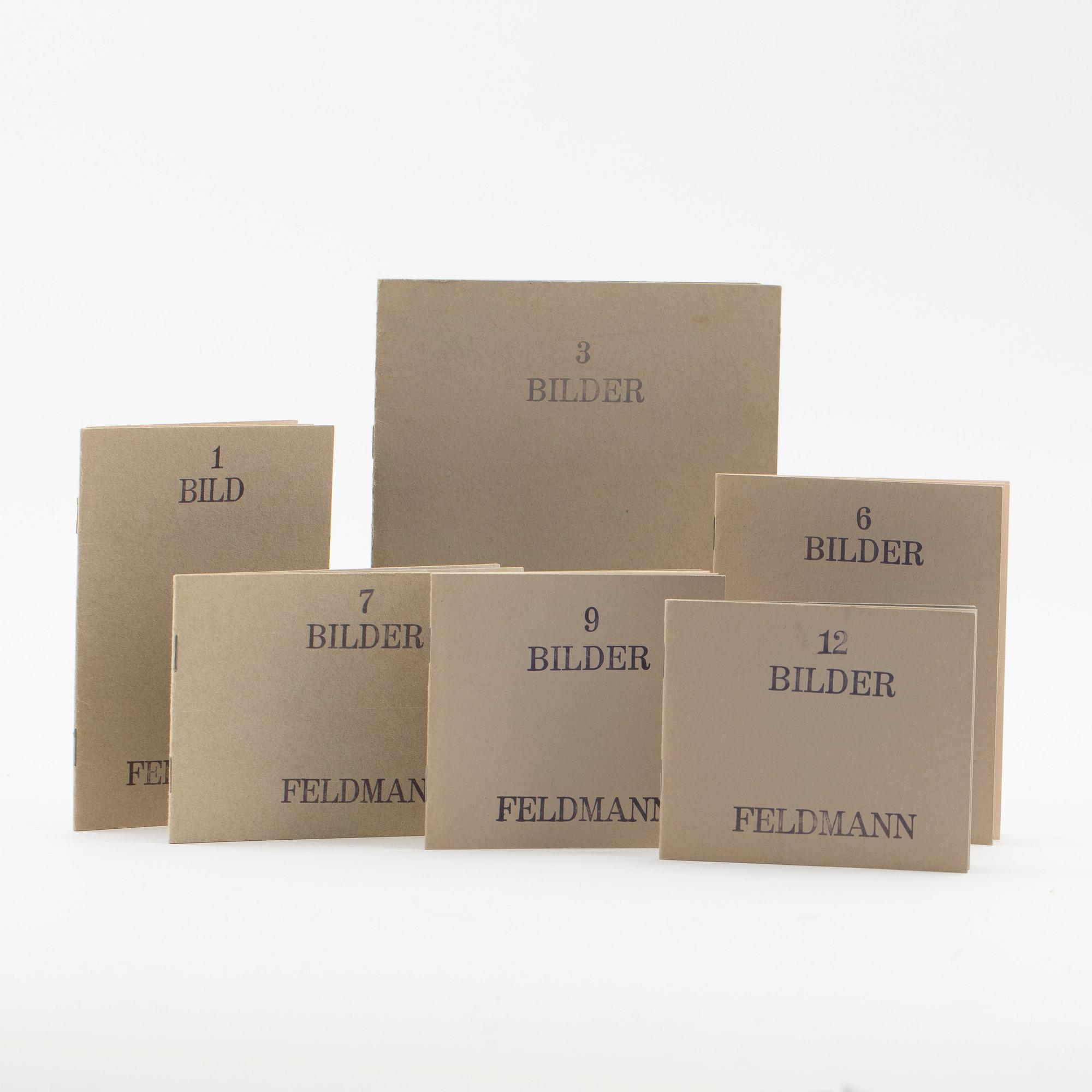 Hans-Peter Feldmann, "Image / Images", six pieces of Artists' books.