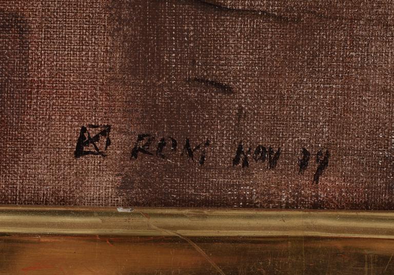 NISSE ZETTERBERG, akryl på duk, monogramsignerad och daterad nov 79.