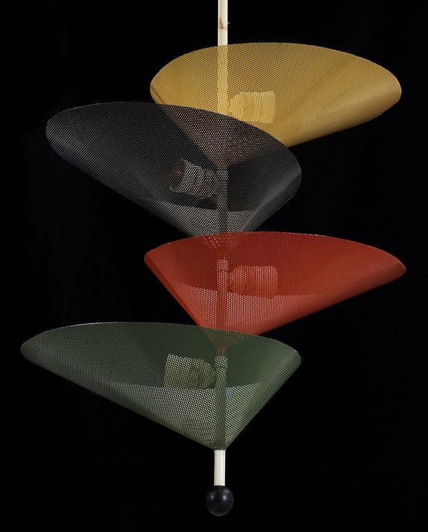 MATHIEU MATEGOT, Atelier Mategot, tillskriven, takarmatur, Frankrike 1950-tal.