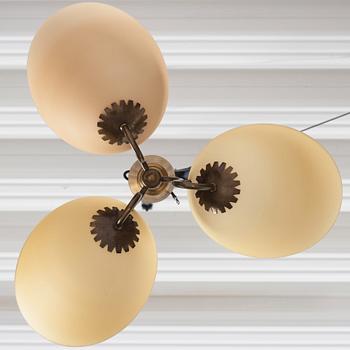 Harald Notini, a ceiling lamp, model '11263/A', Arvid Böhlmarks Lampfabrik, Sweden, 1940s.