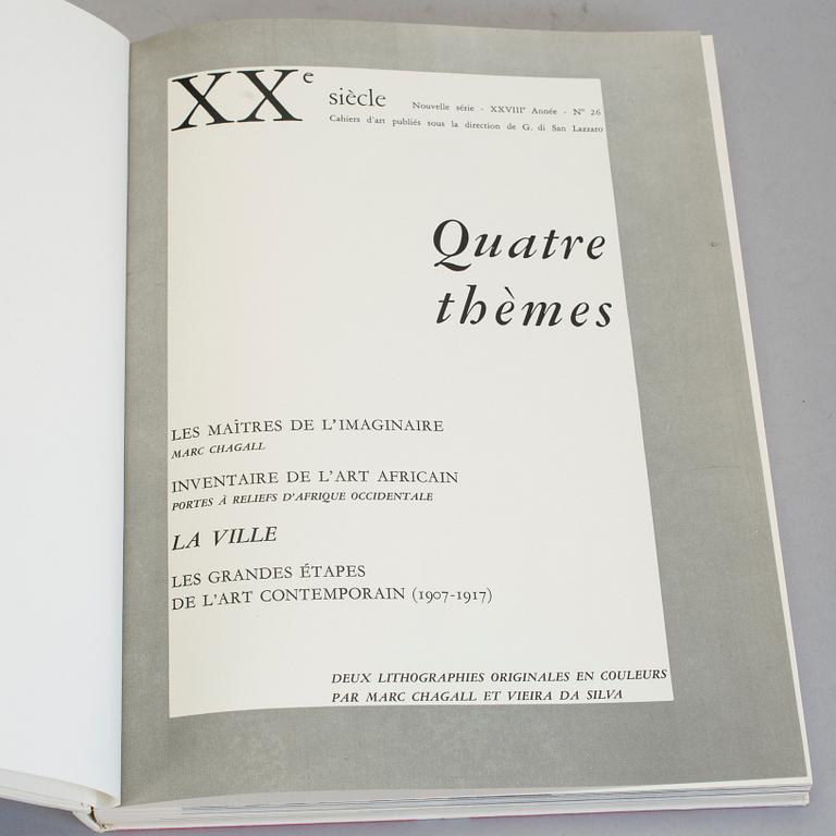 KONSTBÖCKER, 3 stycken, Marc Chagall.
