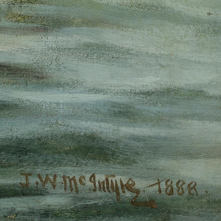JOSEPH WRIGHTSON MCINTYRE, olja på duk, signerad.