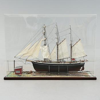 MODELLFARTYG, "Charlotta, Åstol", Åke Wistrand, 1980-84.