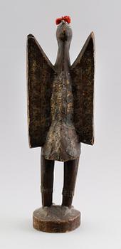 FIGUR, skuret trä, sannolikt Afrika.