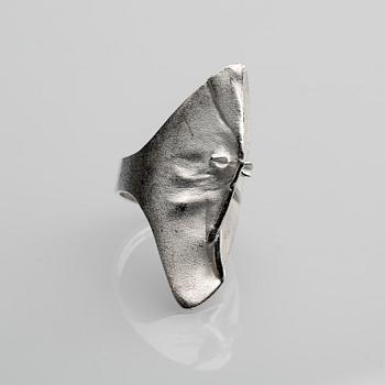 RING, sterlingsilver, Björn Weckström, Lapponia, 2000. Vikt ca 18 g.