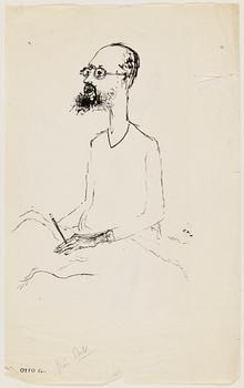 Otto G Carlsund · OTTO G CARLSUND, teckning, signerad.