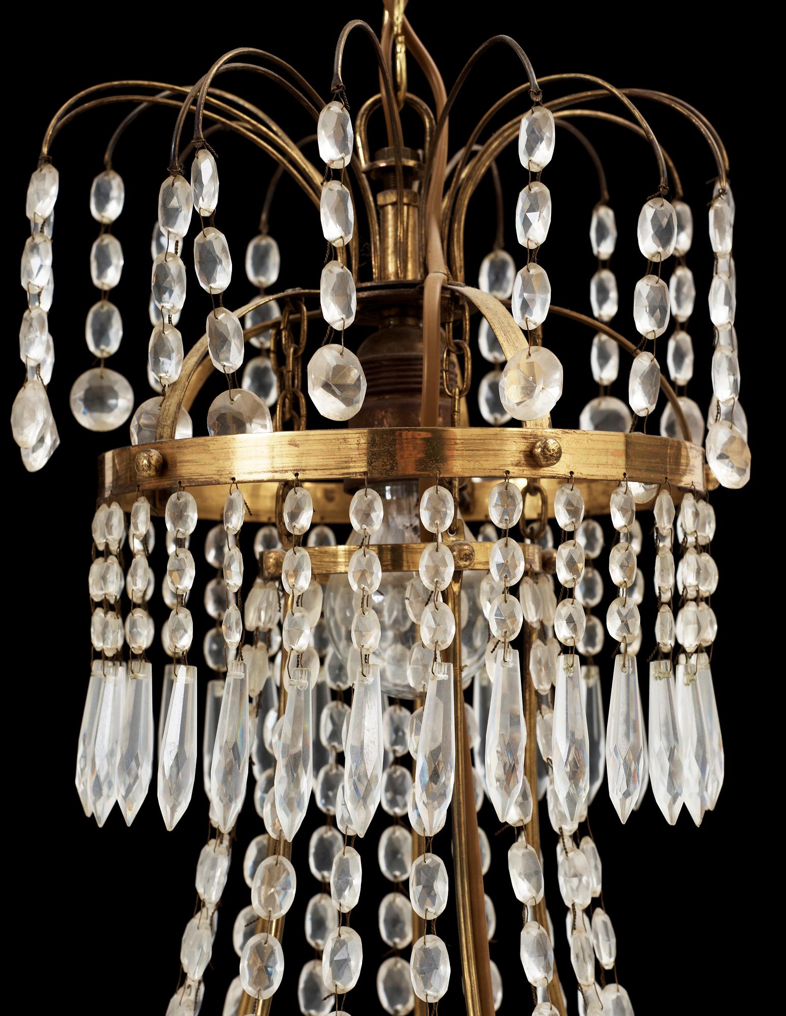 LJUSKRONA, gustaviansk stil, 1900-tal. H ca 90.