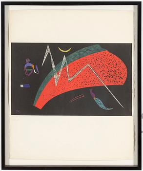 WASSILY KANDINSKY, litograph in colours, sign and dated in the print -39, numbered 141/300.