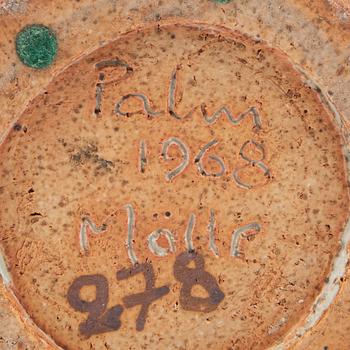 Rolf Palm, a signed and dated 1968 stoneware vse.