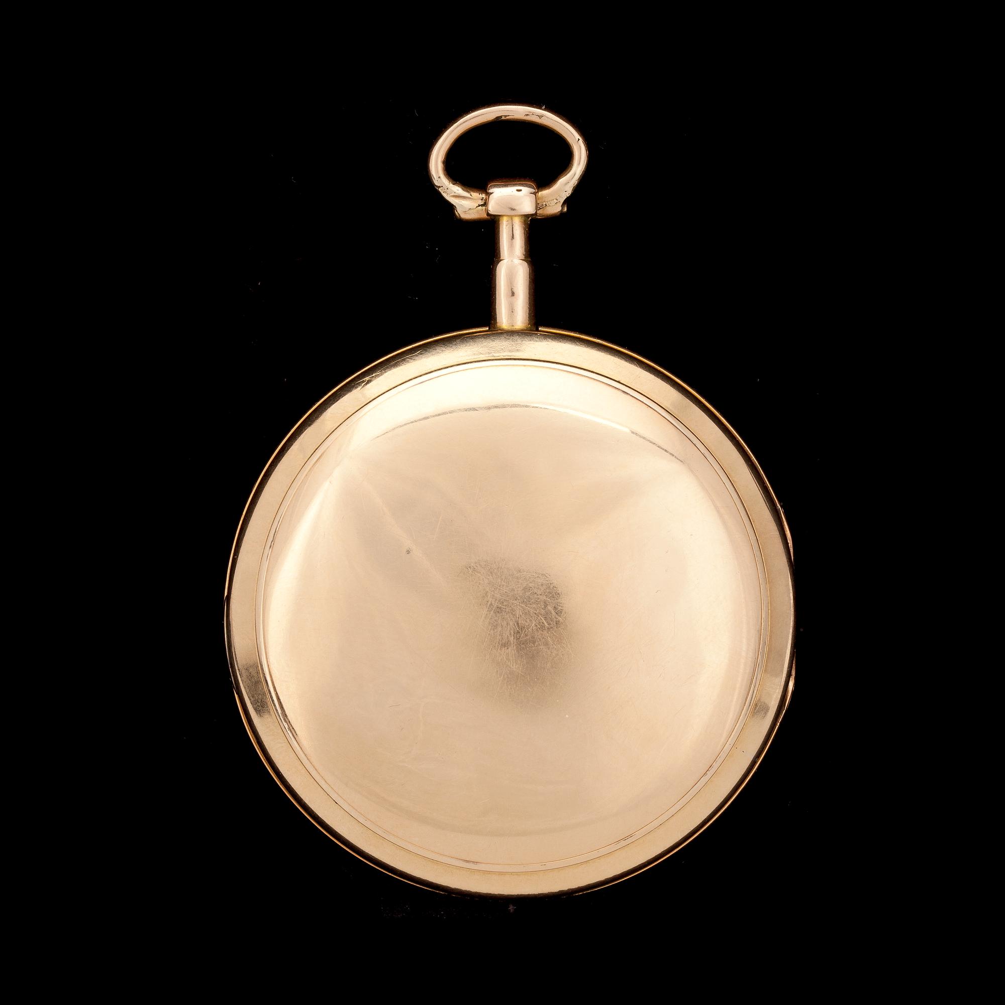FICKUR, Larpent & Jürgensen, Köbenhamn, cylindergång och subsekund. Ca 1800.