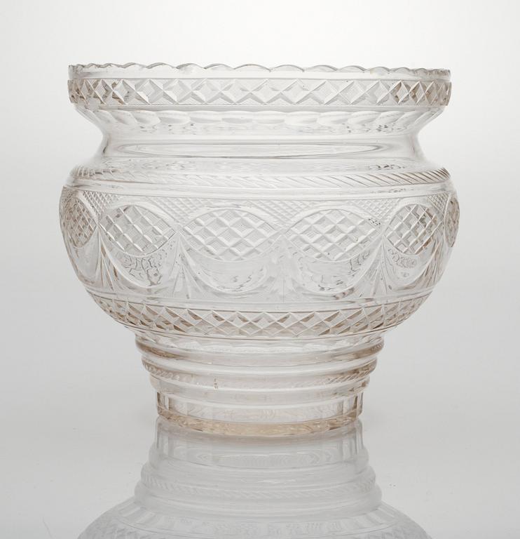 SKÅL, glas, 1800-tal.