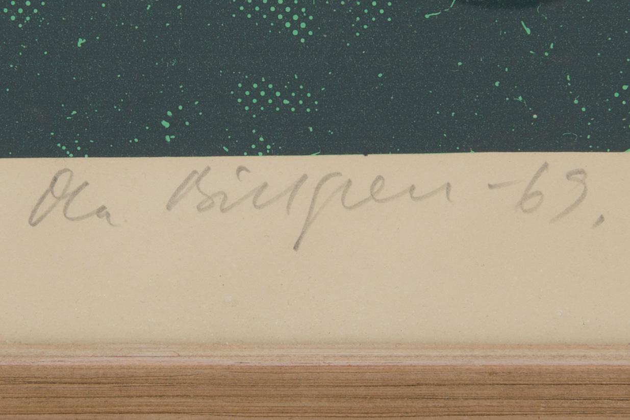 OLA BILLGREN, färglitografi, signerad och numrerad 113/250, daterad -69.