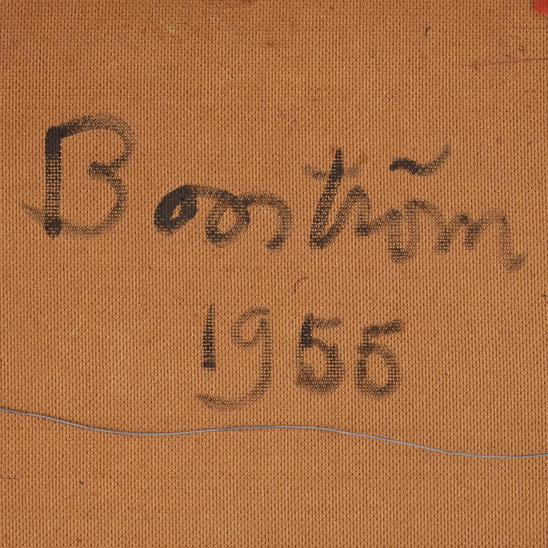 HARRY BOOSTRÖM, olja på pannå, signerad Booström och daterad -55.