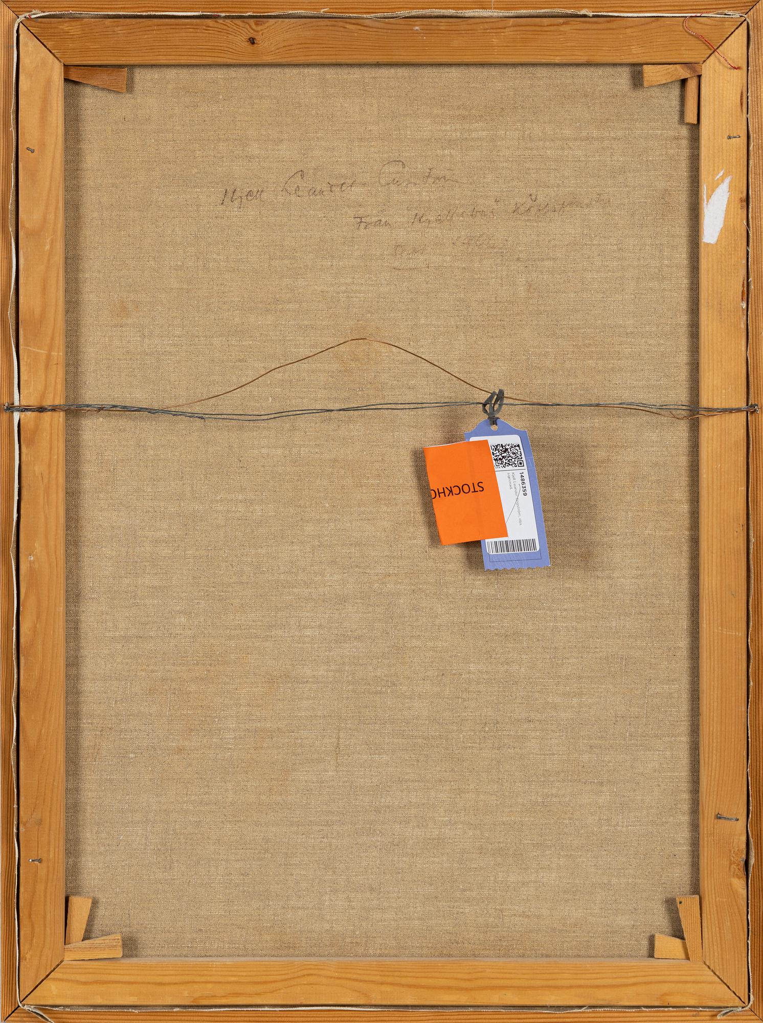 Kjell Leander-Engström, oil on canvas, signed.