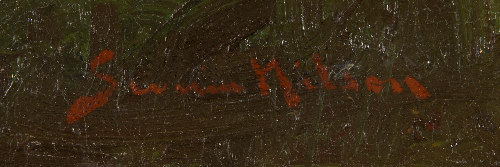 Severin Nilson, Jägare.