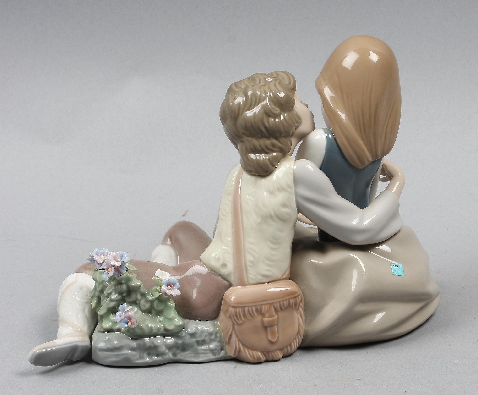 FIGURIN, porslin, Lladro. Tillverkningsår 1980-1990.
