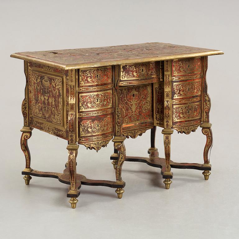 A French Baroque Bureau Mazarin desk, circa 1700, circle of Nicolas Sageot (1666-1731).