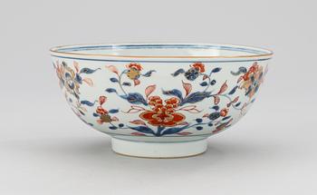 BÅLSKÅL, porslin. Imari, Kangxi (1662-1722), Qingdynastin.