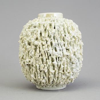 A stoneware "Hedgehog" vase, Gunnar Nylund for Rörstrand.