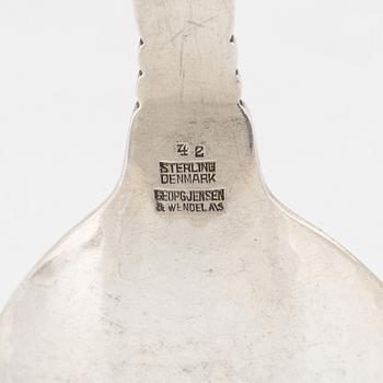 Georg Jensen, serveringsbestick, ett par, sterlingsilver, Danmark.