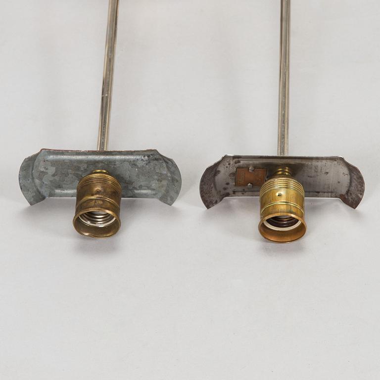 Gunnel Nyman, two 1940's pendant '81003' lights for Idman.