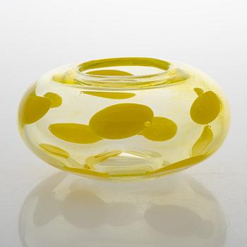 Tiina Nordström, a glass sculpture, signed Tiina Nordström Nuutajärvi 1996.