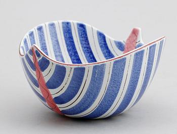 SKÅL, porslin, Stig Lindberg, Gustavsbergs studio, signerad.