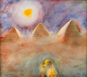 OLLI LYYTIKÄINEN, "THREE PYRAMIDS AND THE SPHINX".