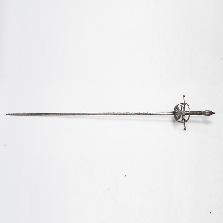 Rapier, second half of the 17th century.