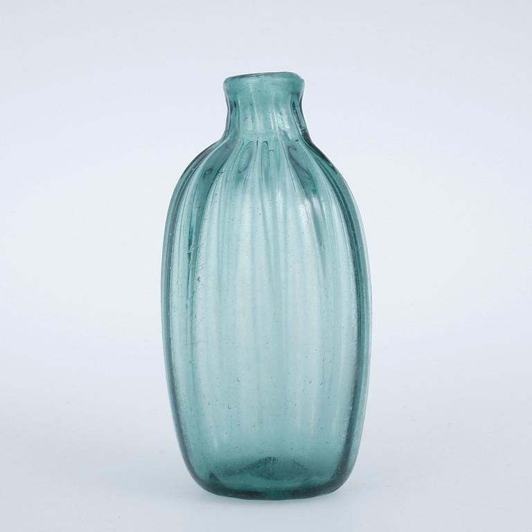 FLASKA, glas, 1800-tal.