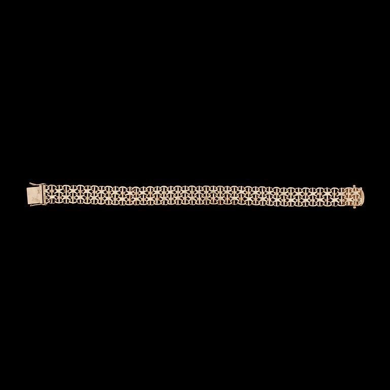 ARMLÄNK, 18k guld. Vikt ca 24,5 gram.