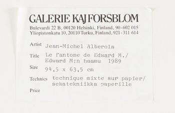 Jean-Michel Albérola, "Le fantome de Edward M.".