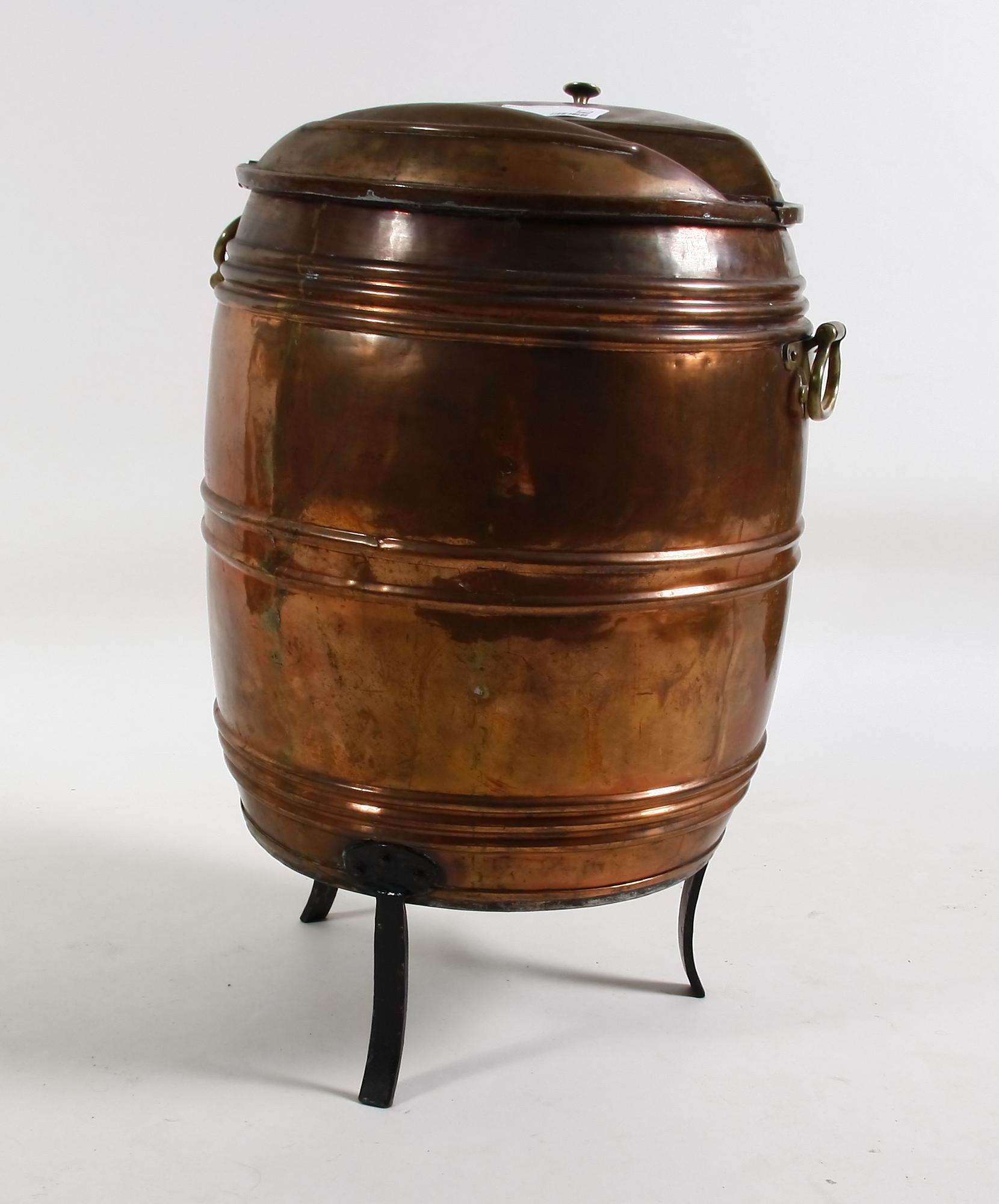 VATTENTUNNA, koppar, 1800-tal.