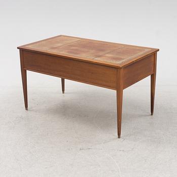 A Gustavian style writing desk and chair, 20th century.