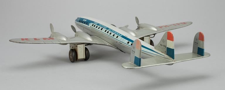 FLYGPLAN, lackerad plåt, 1960/70-tal.