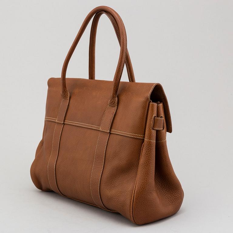 MULBERRY, a brown leather 'Bayswater' handbag.