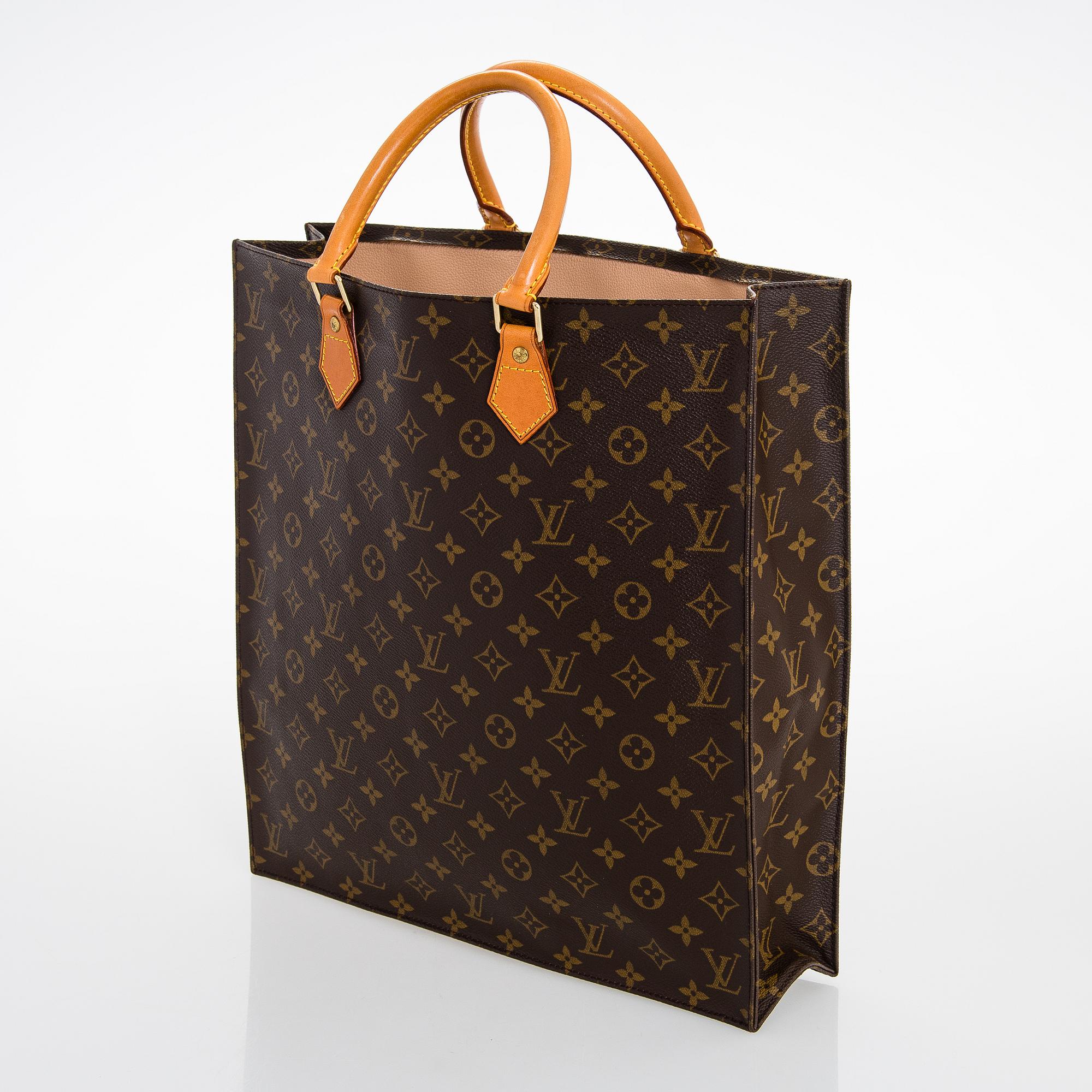 Lv sac plat tote bag deals