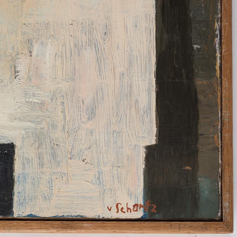 Philip von Schantz, oil on canvas, signed, executed 1950.