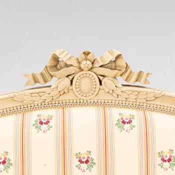 Soffgrupp, 3 delar, gustaviansk stil, 1900-talets första hälft.