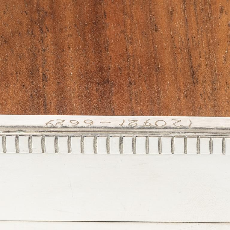 Cigarette/cigar box, silver 835, Swedish import marks, first half of the 20th century.