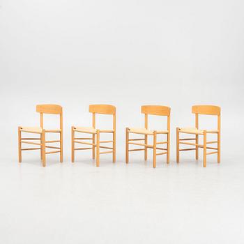 Børge Mogensen, a set of four model 'J39' chairs, Denmark, second half of the 20th Century.