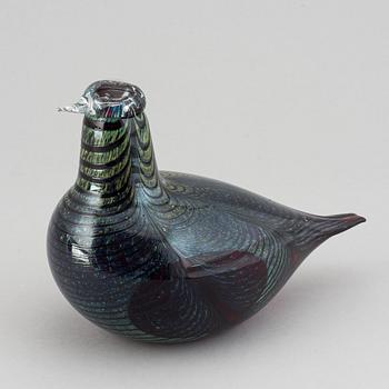 Oiva Toikka, a glass sculpture of a bird, Nuutajärvi, Iittala, Finland.