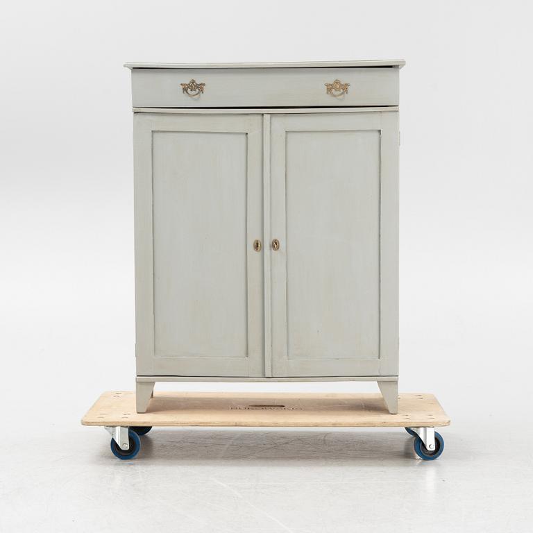 A painted sideboard, late 20th Century.