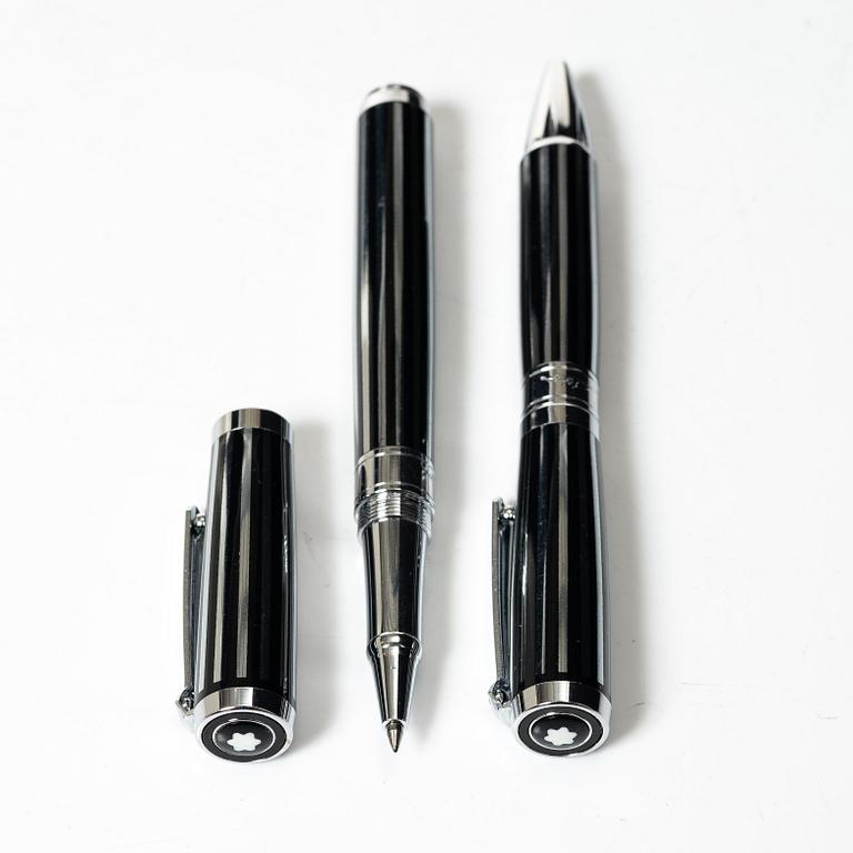 Pennor, 2 st, Montblanc, i etui.