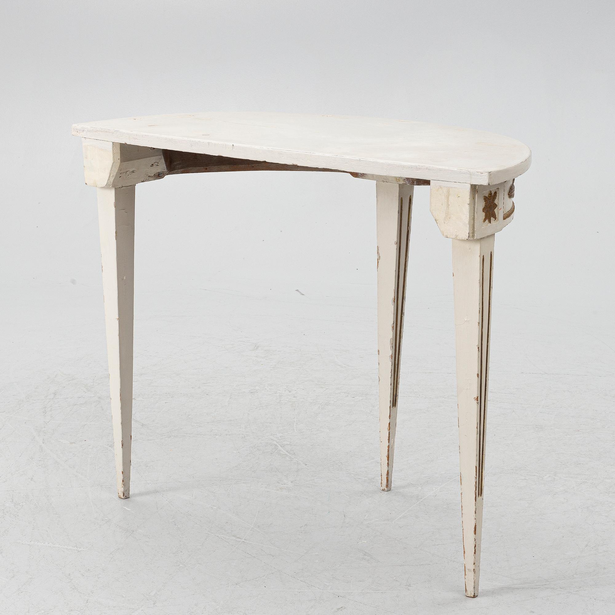 Console table, Gustavian style, 19th century.