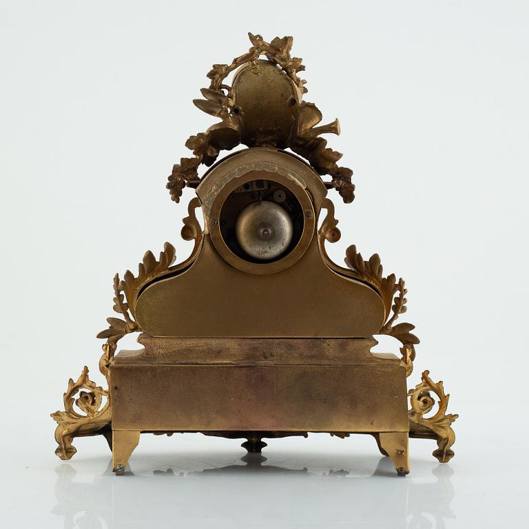 A Louis XVI-style mantel clock, France, circa 1900.