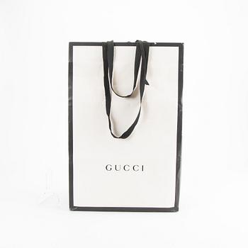 A Techno Web Stripe Canvas Tote  by Gucci.