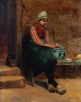 John Sargent Noble, attributed, Kitchen Duties.