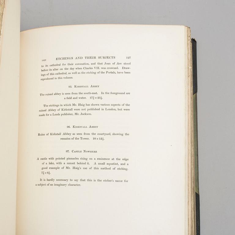 BOOK, "Axel Herman Haig (Hägg) and his work", av E. A. Armstrong, London 1905.