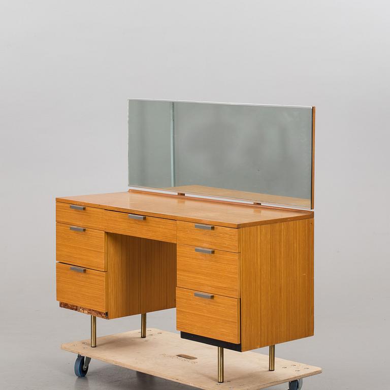 A BUREAU WITH MIRROR BY STAG FURNITURE, second half of the 20th century.